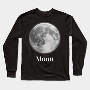 Moon Long Sleeve T-Shirt